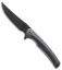WE Knife Co. 704CF-G Liner Lock Knife CF/Blue Ti (3.6" Black Stonewash)