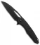 Microtech Sigil MK6 Frame Lock Knife Tactical Black (3.75" Black Serr) 196-2DLCT