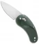 SOG Sculptura Drop Point Arc-Lock Knife Green Zytel (2" Satin)