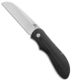 JD van Deventer EDC Custom Friction Folder Knife Black G-10 (2.75" Satin)