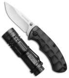 Browning Pro Hunter Flashlight/Folding Knife Combo Set Black (Set of 2)