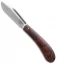 Doc Shiffer Custom Backpocket Slipjoint Knife Brazilian Burl (3.125" Satin)