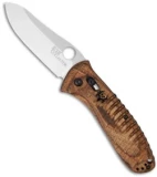 Bone Collector 15020-2 Axis Folder Knife Walnut Wood (3.36" Plain)