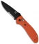 Benchmade Griptilian AXIS Lock Knife (3.45" Black Serr) 551SBK-ORG