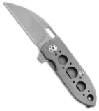 Brad Zinker Custom Mini Wharny Frame Lock Knife (2" BB Stonewash )
