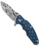 Hinderer Knives Jurassic Frame Lock Knife Blk/Blue G-10 (3.375" Digi Camo)