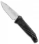 Rockstead CHI-ZDP Liner Lock Knife Black Stingray (3.125" Polished)