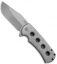 McNees Knives PM1 Frame Lock Knife Titanium (3.25" Stonewash)