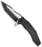 Custom Knife Factory Gavko SF Frame Lock Knife (3.5" Black SW)