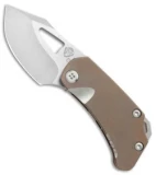 Medford Eris Frame Lock Knife Bronze Ti (2" Stonewash) MKT