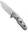 Rike Knife Thor4s Integral Frame Lock Flipper Knife Gray Ti (2.375" Satin)
