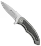 Maserin AM1-Tech Frame Lock Flipper Knife Ti/Carbon Fiber (3.6" Satin) 382/CN