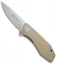 Maserin AM3 Liner Lock Flipper Knife Coyote G-10 (2.75" Satin M390) 377/G10CY