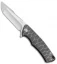 Zieba Knives S1 Mini Frame Lock Knife Sculpted Ti (2.5" Satin M390)