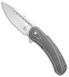 Begg Steelcraft Series Bodega Knife Gray Scallop Titanium (4" Satin)