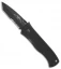 Vintage Emerson CQC-7 Tanto Knife Wave Opener (3.25" Black Serr) 2001