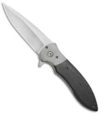 Crawford Custom Point Guard Flipper Knife Carbon Fiber (3.625" Satin)