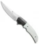 Jason Clark Persian Flipper Knife White G-10/Zirconium (3.75" Hand Rubbed Satin)
