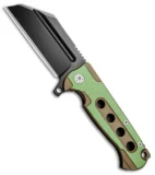 Andre de Villiers Custom War Hulk Prototype Flipper Knife (4" Black)