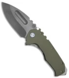 Medford Praetorian G Frame Lock Knife OD Green G-10/Flamed Ti (3.75" Vulcan) MKT