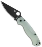 Spyderco M4 Paramilitary 2 Knife Natural G-10 (3.4" Black) C81GM4BKP2 Exclusive