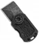 Curtiss Knives ODT Frame Lock Knife Jigged Black Titanium (1" Black Stonewash)