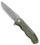 Boker Magnum Leader Liner Lock Knife OD Green G-10 (3.75" Gray) 01MB702