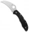 Spyderco Tasman Salt 2 Lock Back Knife Black FRN (2.8" Satin) C106PBK2