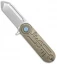 HEAdesigns Poison Flipper Frame Lock Knife Bronze Titanium (2.625" Bead Blast)