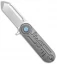 HEAdesigns Poison Flipper Frame Lock Knife Gray Titanium (2.625" Bead Blast)
