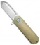 HEAdesigns Antidote Flipper Frame Lock Knife Gold Titanium (2.625" Bead Blast)