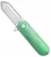 HEAdesigns Antidote Flipper Frame Lock Knife Green Titanium (2.625" Bead Blast)