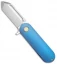 HEAdesigns Antidote Flipper Frame Lock Knife Blue Titanium (2.625" Bead Blast)
