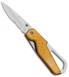 Buck Whittaker Approach Liner Lock Knife Orange (2.625" Satin Serr)