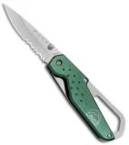 Buck Whittaker Approach Liner Lock Knife OD Green (2.625" Satin Serr)