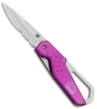 Buck Whittaker Approach Liner Lock Knife Purple (2.625" Satin Serr)