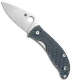 Spyderco Alcyone Liner Lock Knife Gray G-10 (2.75" Satin) C222GPGY