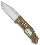 Real Steel T96 Liner Lock Knife Coyote Tan G-10 (3.5" Satin)