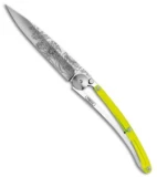 Deejo Blossom Tattoo 37g Ultra-Light Knife Yellow (3.75" Matte)