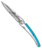 Deejo Anchor Tattoo 37g Ultra-Light Knife Blue Lagoon (3.75" Satin)