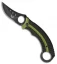 Combat Ready Stitch Liner Lock Knife Green/Black (3.5" Black)