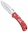 Buck SpitFire RMEF Lockback Knife Red (3.25" Satin) 0722ORDSRMEF