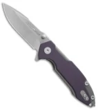 Viper Hinderer Storm Titanium Liner Lock Knife Purple G-10 (3" Stonewash M390)