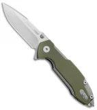 Viper Hinderer Storm Titanium Liner Lock Knife Green G-10 (3" Stonewash M390)