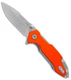 Viper Hinderer Storm Titanium Liner Lock Knife Orange G-10 (3" Stonewash M390)