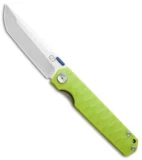 Stedemon ZKC-C03 Shy IV 2017 Tanto Liner Lock Knife Lime Green G-10 (3.8" Satin)