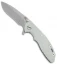 Hinderer Knives  XM-18 3.0 Recurve Flipper Knife Sand G-10/Blue Ano (Stonewash)