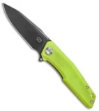 Stedemon Knife Co. ZKC C02 Liner Lock Knife Green G-10 (3.75" Black SW)
