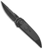 Paragon Phoenix Knife Black (3.8" Black Serr)