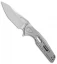 Rike Knife Thor3 Integral Frame Lock Flipper Knife Gray Ti (3.75" Satin)